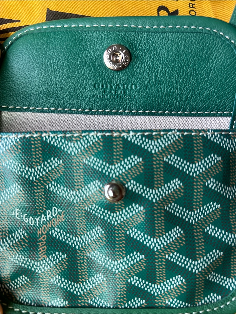 Authentic Goyard Reversible Mini Anjou - Picture 10 of 14